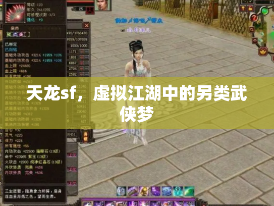 天龙sf，虚拟江湖中的另类武侠梦