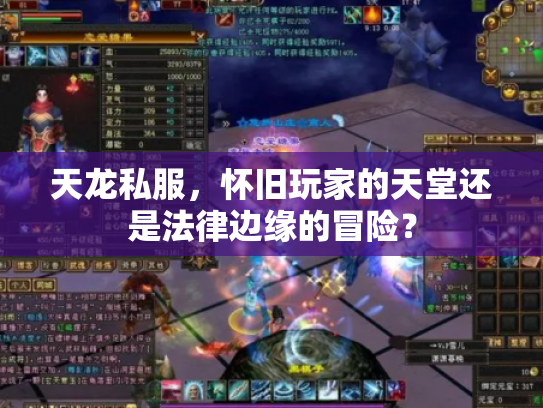 天龙私服，怀旧玩家的天堂还是法律边缘的冒险？