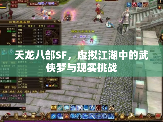 天龙八部SF，虚拟江湖中的武侠梦与现实挑战