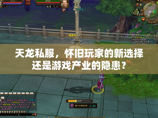 天龙私服，怀旧玩家的新选择还是游戏产业的隐患？