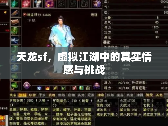 天龙sf，虚拟江湖中的真实情感与挑战