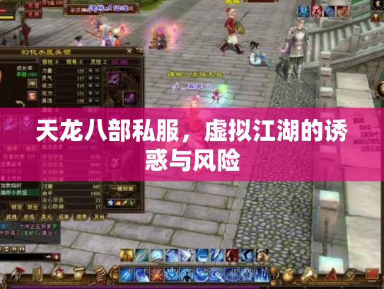 天龙八部私服，虚拟江湖的诱惑与风险