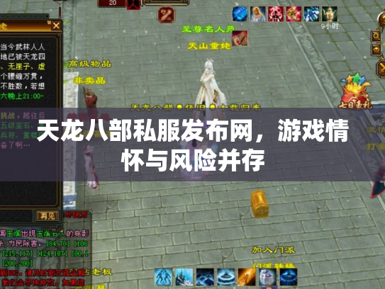 天龙八部私服发布网，游戏情怀与风险并存