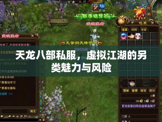 天龙八部私服，虚拟江湖的另类魅力与风险