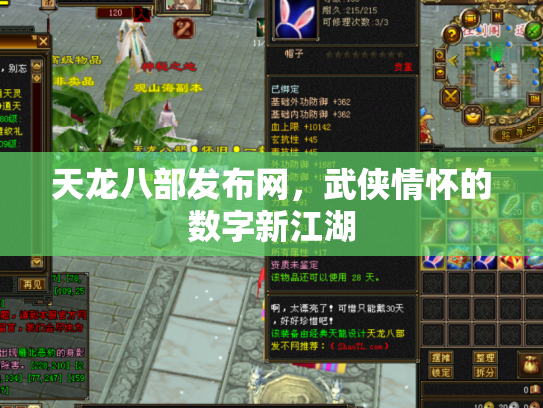 天龙八部发布网，武侠情怀的数字新江湖