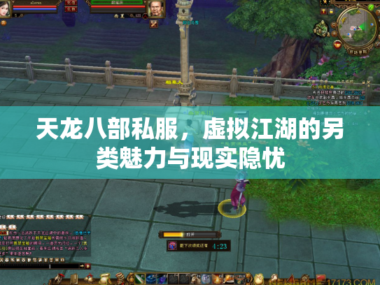 天龙八部私服，虚拟江湖的另类魅力与现实隐忧