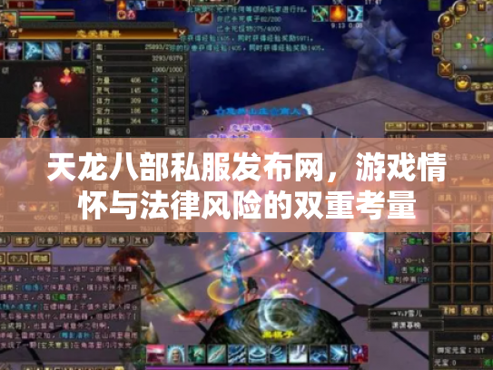 天龙八部私服发布网，游戏情怀与法律风险的双重考量