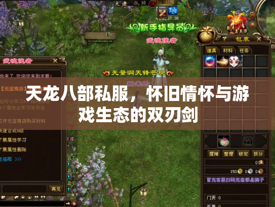 天龙八部私服，怀旧情怀与游戏生态的双刃剑