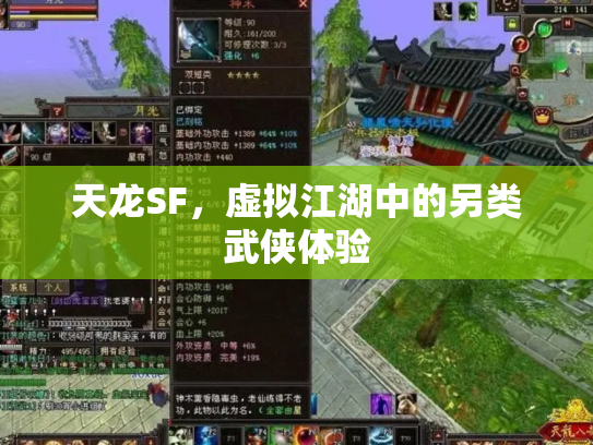 天龙SF，虚拟江湖中的另类武侠体验