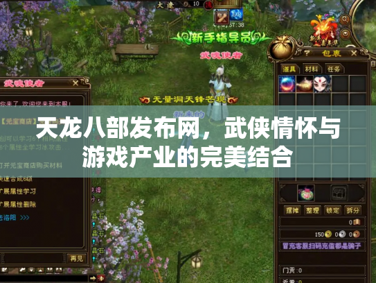 天龙八部发布网，武侠情怀与游戏产业的完美结合