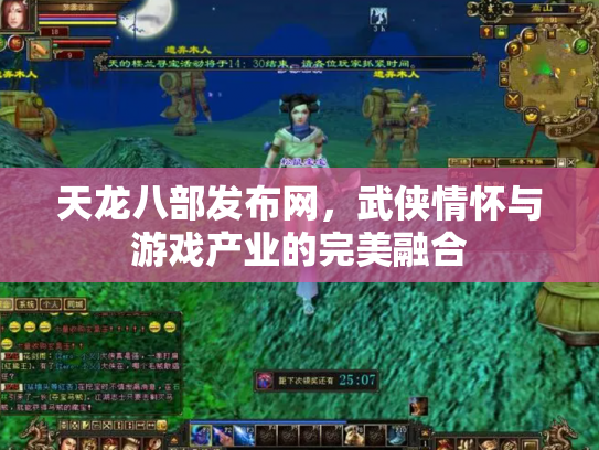 天龙八部发布网，武侠情怀与游戏产业的完美融合