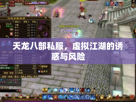 天龙八部私服，虚拟江湖的诱惑与风险