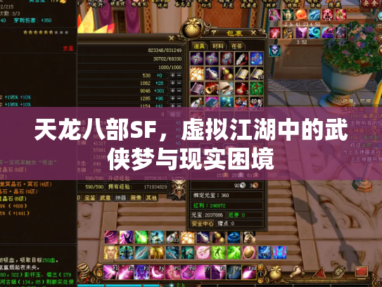 天龙八部SF，虚拟江湖中的武侠梦与现实困境