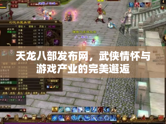 天龙八部发布网，武侠情怀与游戏产业的完美邂逅