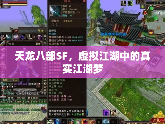 天龙八部SF，虚拟江湖中的真实江湖梦