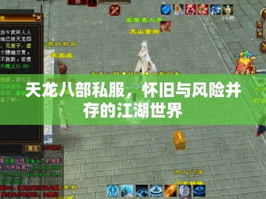 天龙八部私服，怀旧与风险并存的江湖世界