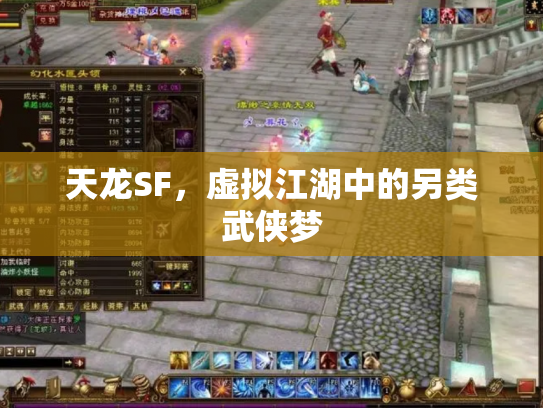 天龙SF，虚拟江湖中的另类武侠梦