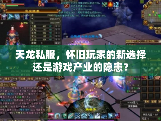 天龙私服，怀旧玩家的新选择还是游戏产业的隐患？