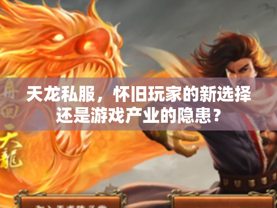 天龙私服，怀旧玩家的新选择还是游戏产业的隐患？