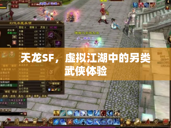 天龙SF，虚拟江湖中的另类武侠体验