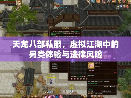 天龙八部私服，虚拟江湖中的另类体验与法律风险