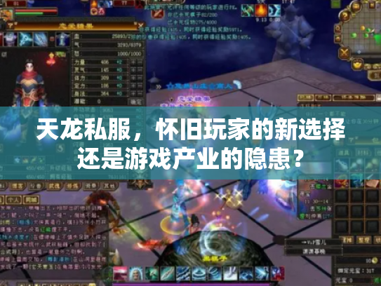 天龙私服，怀旧玩家的新选择还是游戏产业的隐患？