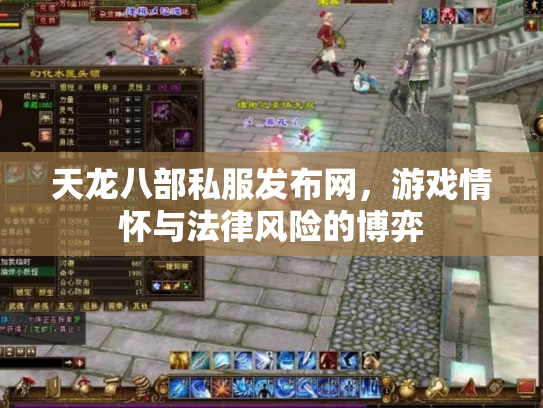 天龙八部私服发布网，游戏情怀与法律风险的博弈