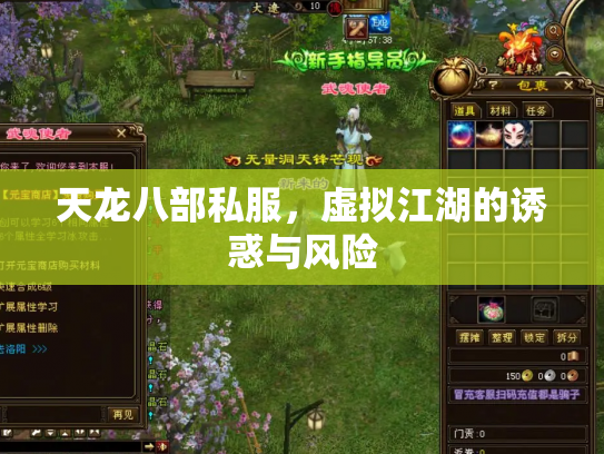 天龙八部私服，虚拟江湖的诱惑与风险