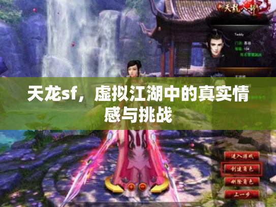 天龙sf，虚拟江湖中的真实情感与挑战