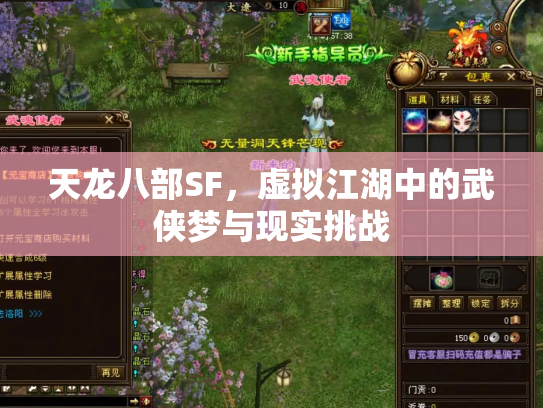 天龙八部SF，虚拟江湖中的武侠梦与现实挑战