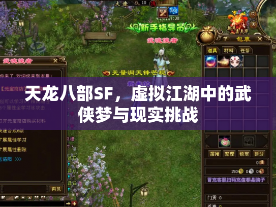 天龙八部SF，虚拟江湖中的武侠梦与现实挑战