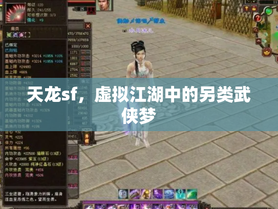 天龙sf，虚拟江湖中的另类武侠梦