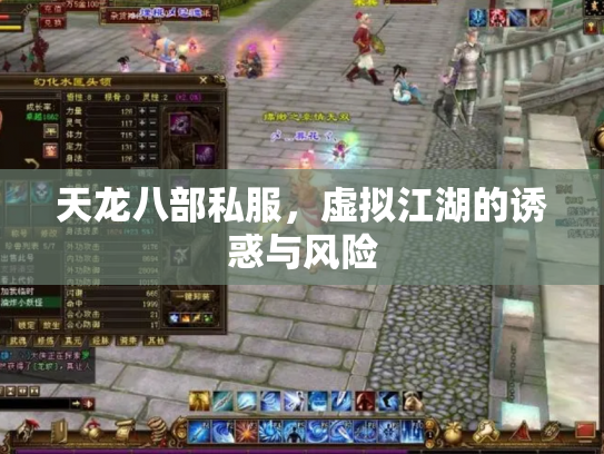 天龙八部私服，虚拟江湖的诱惑与风险