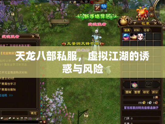 天龙八部私服，虚拟江湖的诱惑与风险