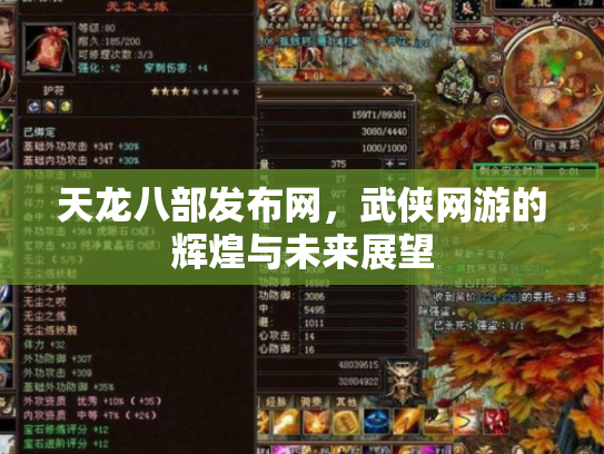 天龙八部发布网，武侠网游的辉煌与未来展望