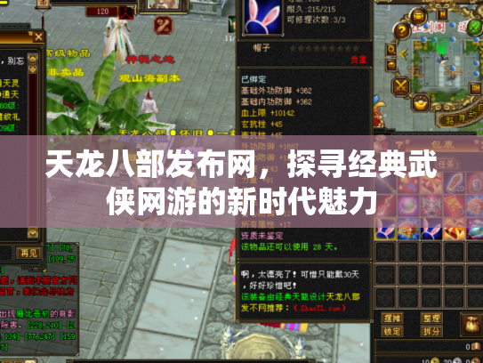 天龙八部发布网，探寻经典武侠网游的新时代魅力