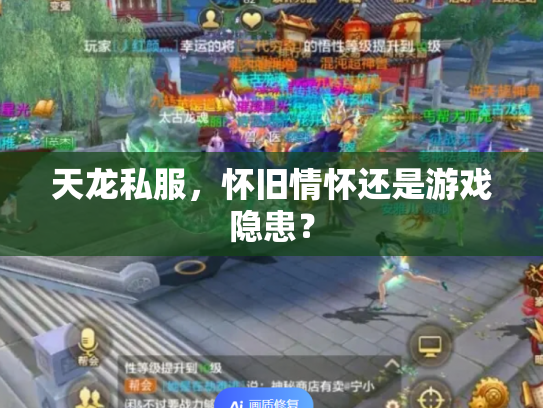 天龙私服，怀旧情怀还是游戏隐患？