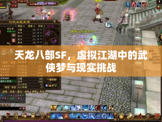 天龙八部SF，虚拟江湖中的武侠梦与现实挑战