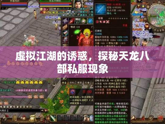 虚拟江湖的诱惑，探秘天龙八部私服现象