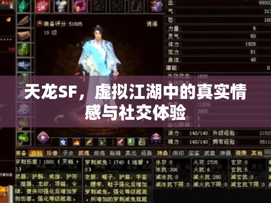天龙SF，虚拟江湖中的真实情感与社交体验