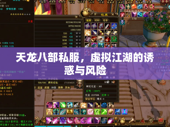 天龙八部私服，虚拟江湖的诱惑与风险