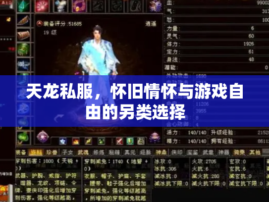 天龙私服，怀旧情怀与游戏自由的另类选择