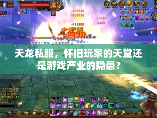 天龙私服，怀旧玩家的天堂还是游戏产业的隐患？