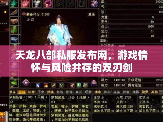 天龙八部私服发布网，游戏情怀与风险并存的双刃剑