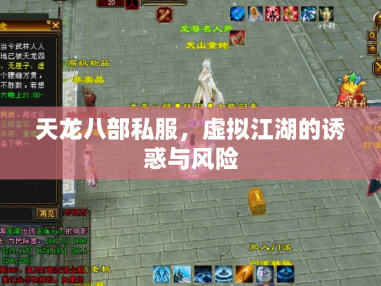 天龙八部私服，虚拟江湖的诱惑与风险