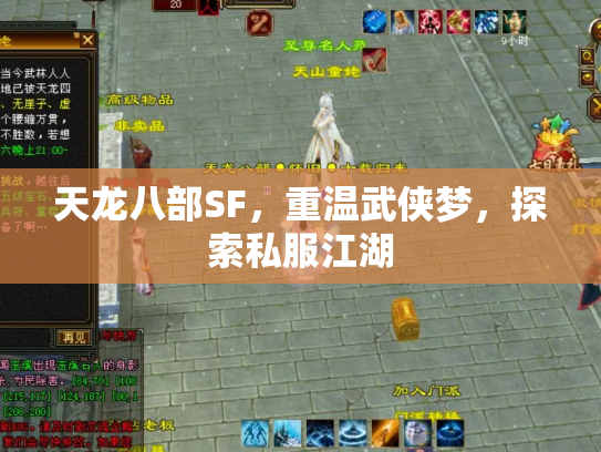 天龙八部SF，重温武侠梦，探索私服江湖