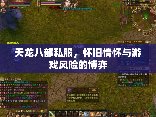 天龙八部私服，怀旧情怀与游戏风险的博弈