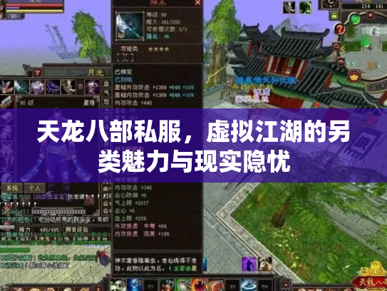 天龙八部私服，虚拟江湖的另类魅力与现实隐忧