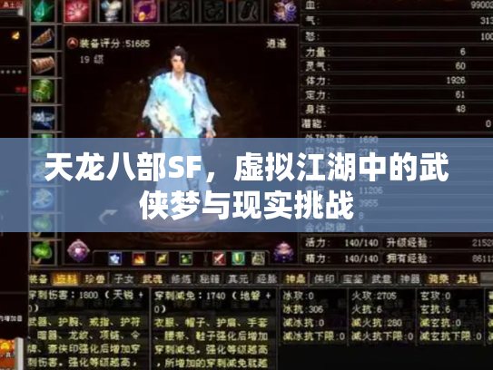 天龙八部SF，虚拟江湖中的武侠梦与现实挑战