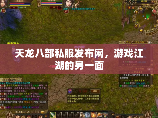 天龙八部私服发布网，游戏江湖的另一面
